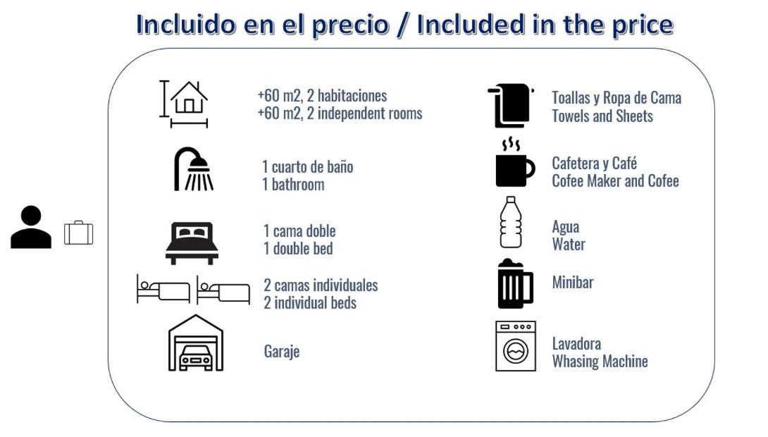 Apartamento Grande, 2 Dormitorios, Garaje Gratis Madrid Exterior foto